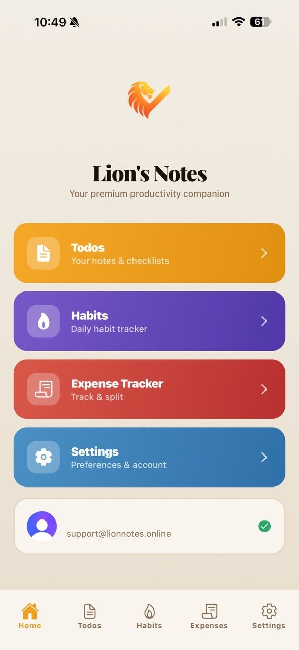 Lion's Notes gallery image