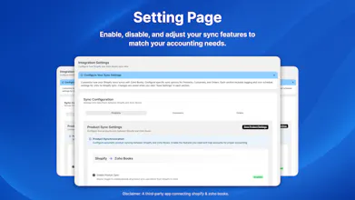Zoho Books Integration for Shopify gallery image