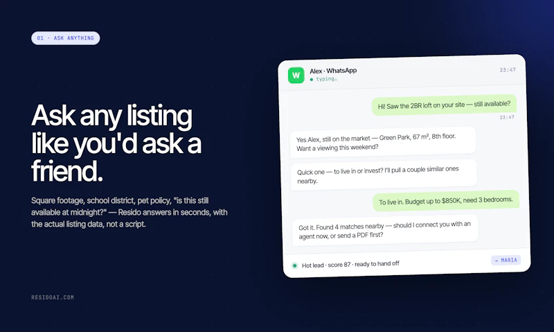 Resido AI screenshot 2