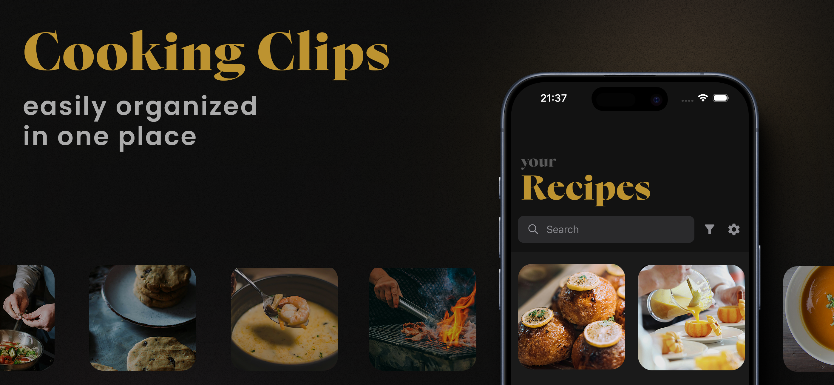 وسائط ClipChef - جميع مقاطع فيديو الطهي المفضلة لديك في مكان واحد 1