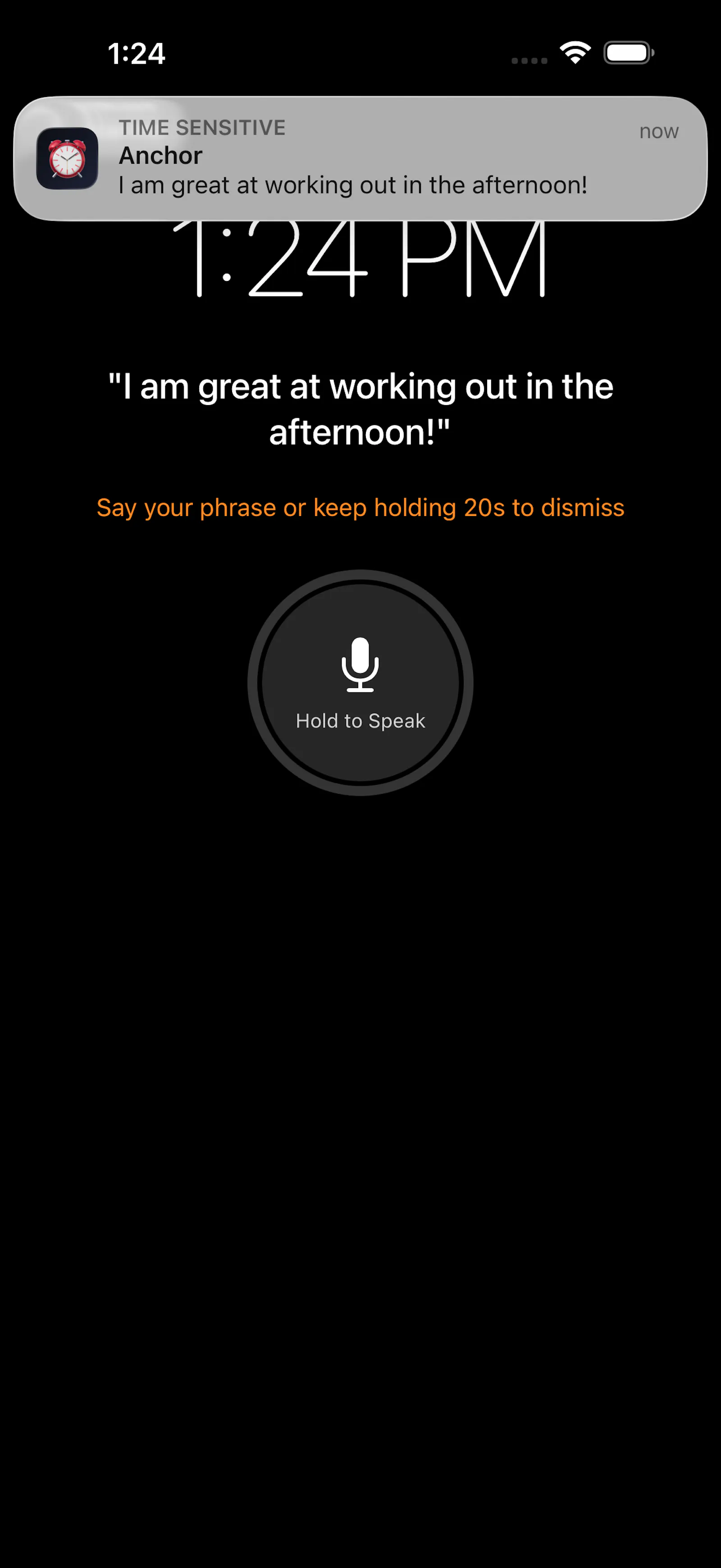 Anchor: Affirmation Reminders screenshot 1