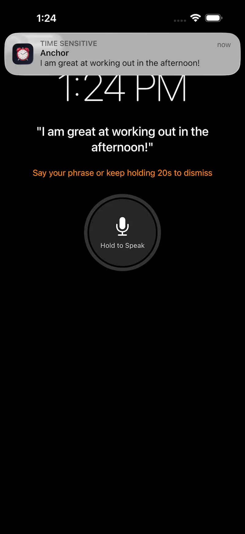Anchor: Affirmation Reminders screenshot 1