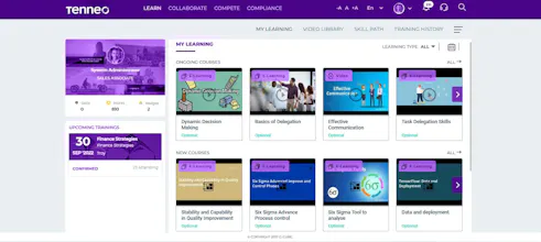 Tenneo LMS gallery image