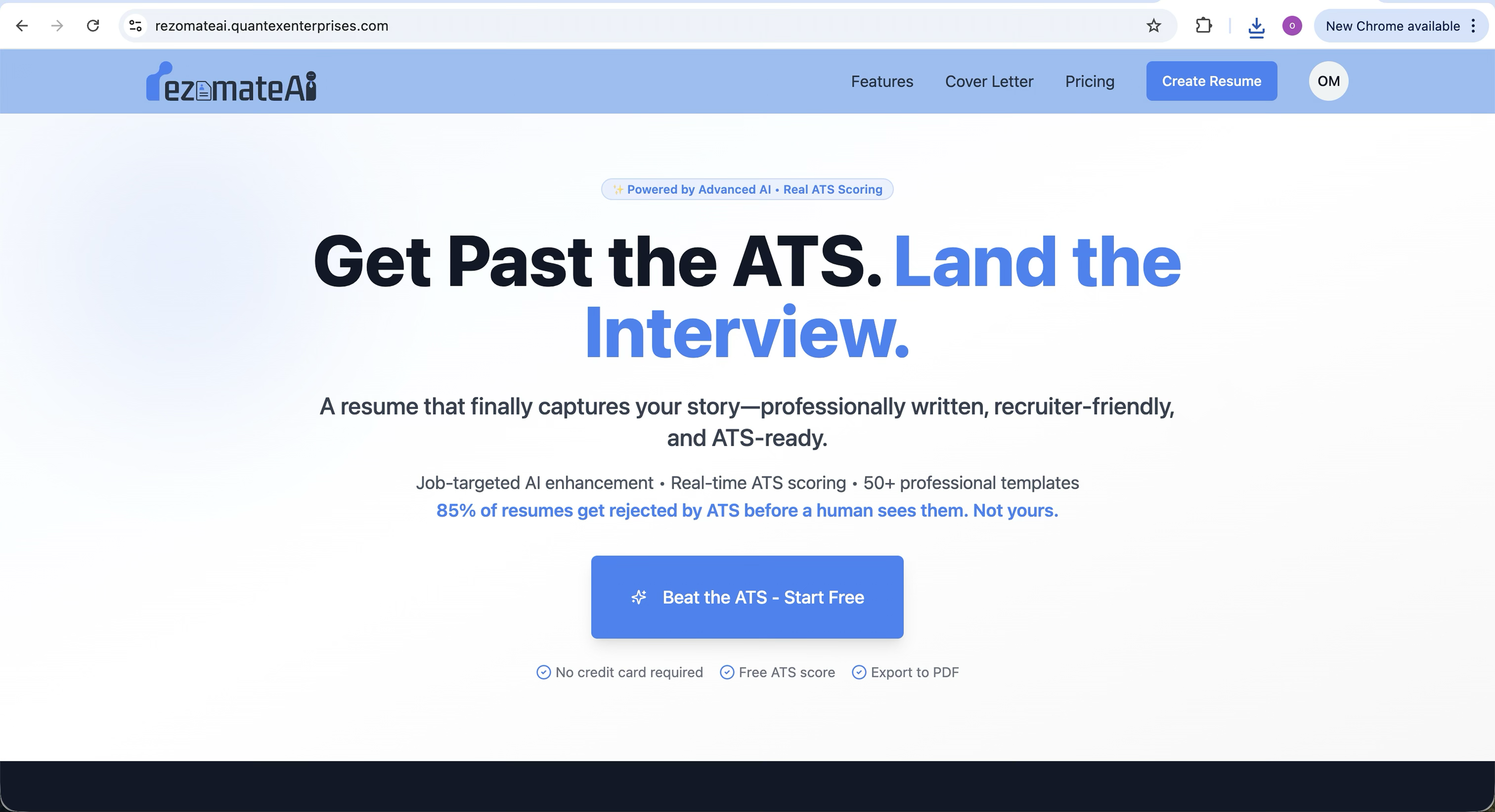 RezomateAI – ATS-Smart Resume Builder gallery image