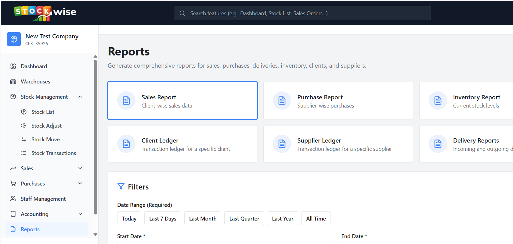 StockWise - Screenshot 2 showing product features and functionality
