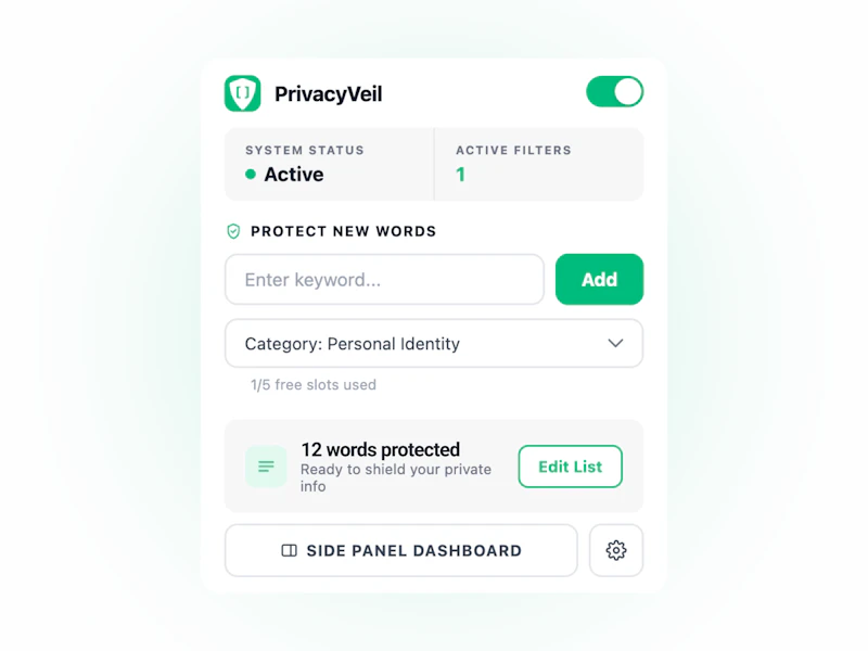 PrivacyVeil screenshot 4