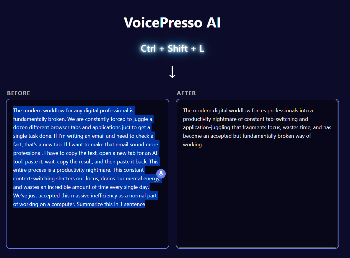 VoicePresso Ai - Screenshot 4 preview