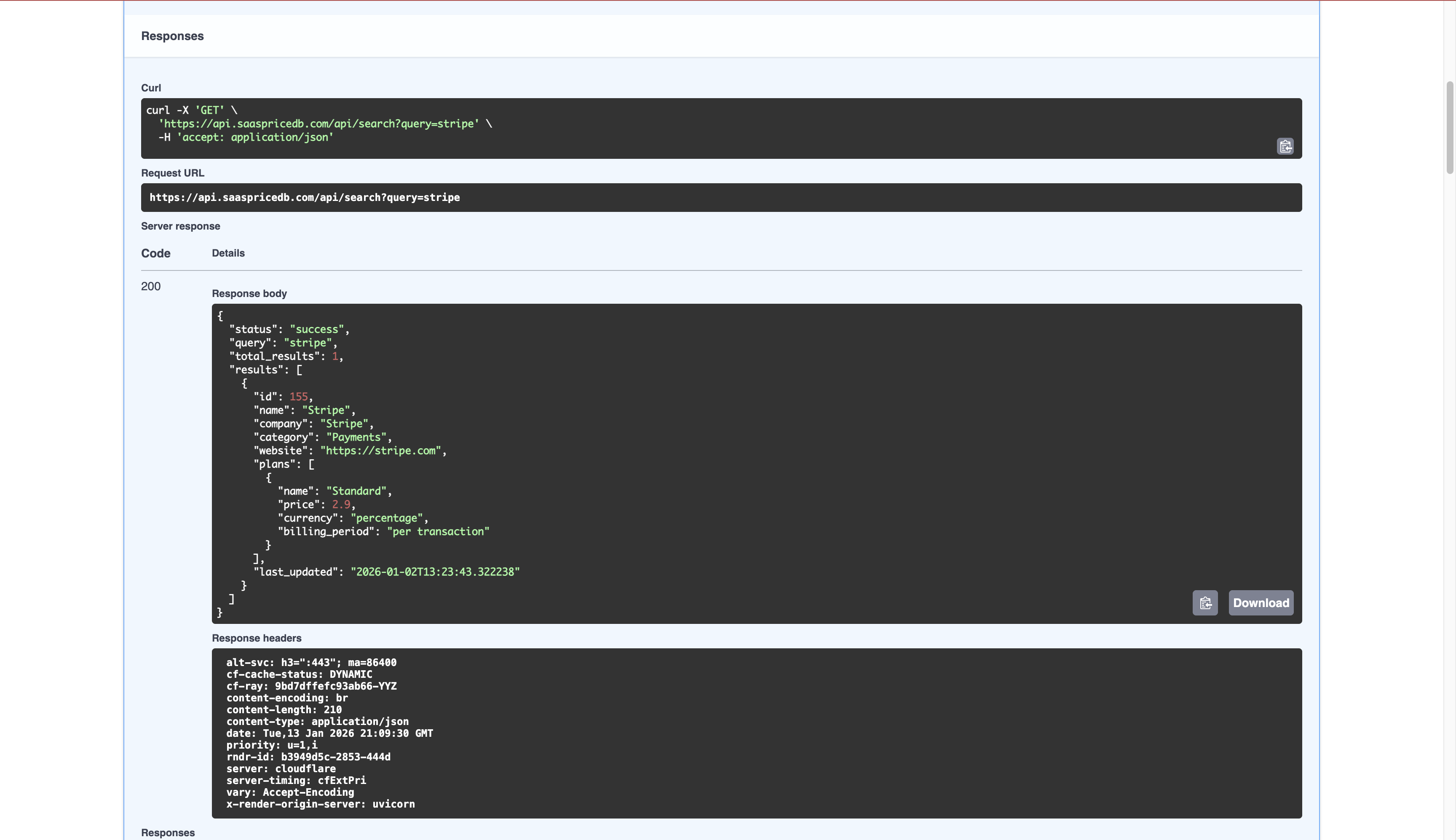 SaaS Price DB gallery image