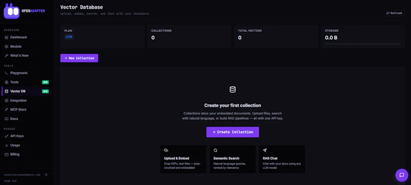 OpenAdapter - Search, Scrape & Vector DB screenshot 3