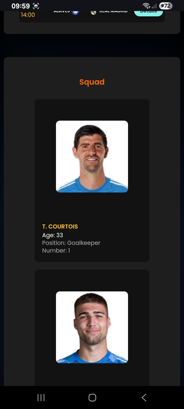 Futballero screenshot 1