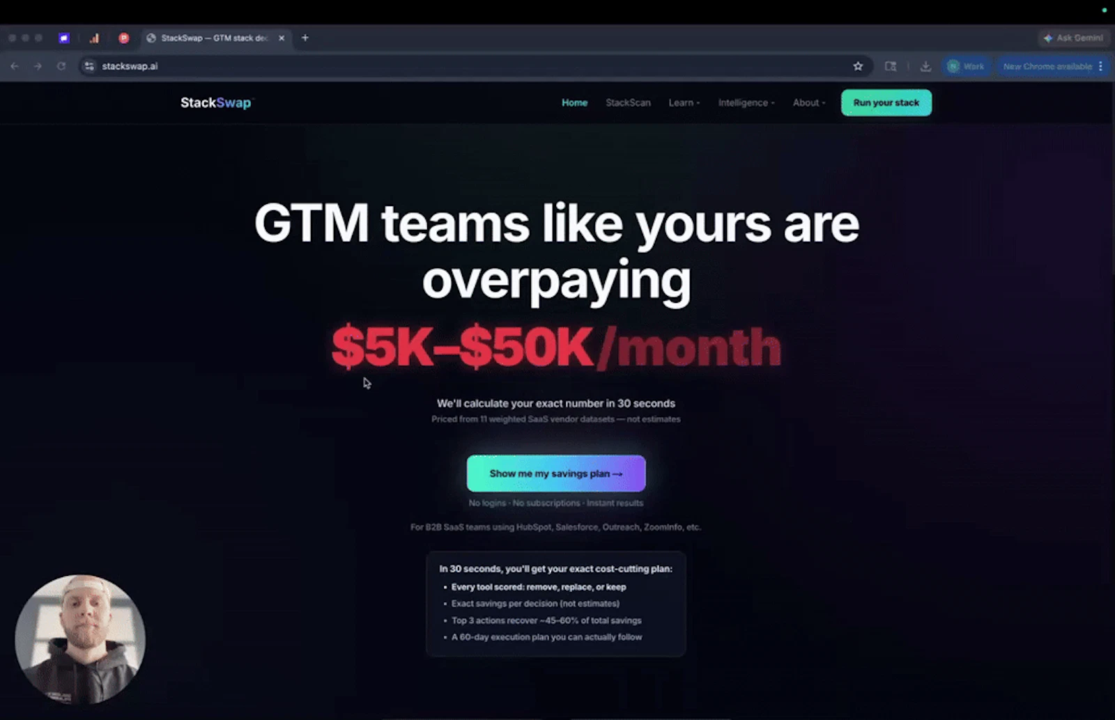 StackSwap screenshot 1 (video preview)