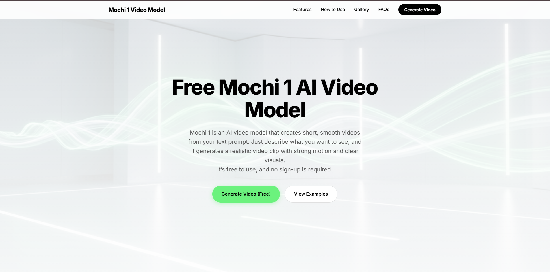 Mochi 1 Video Model gallery image