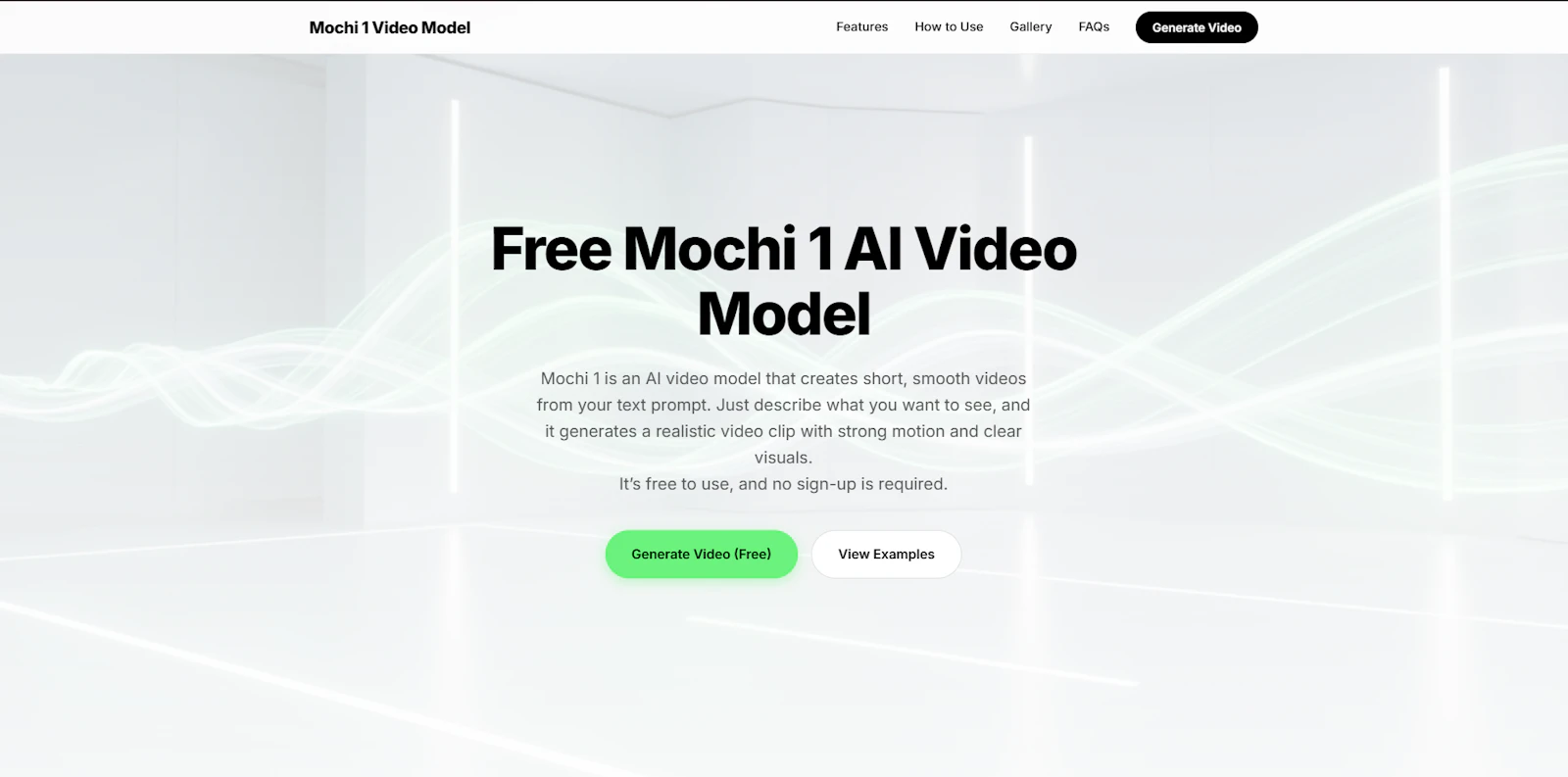 Mochi 1 Video Model screenshot 1