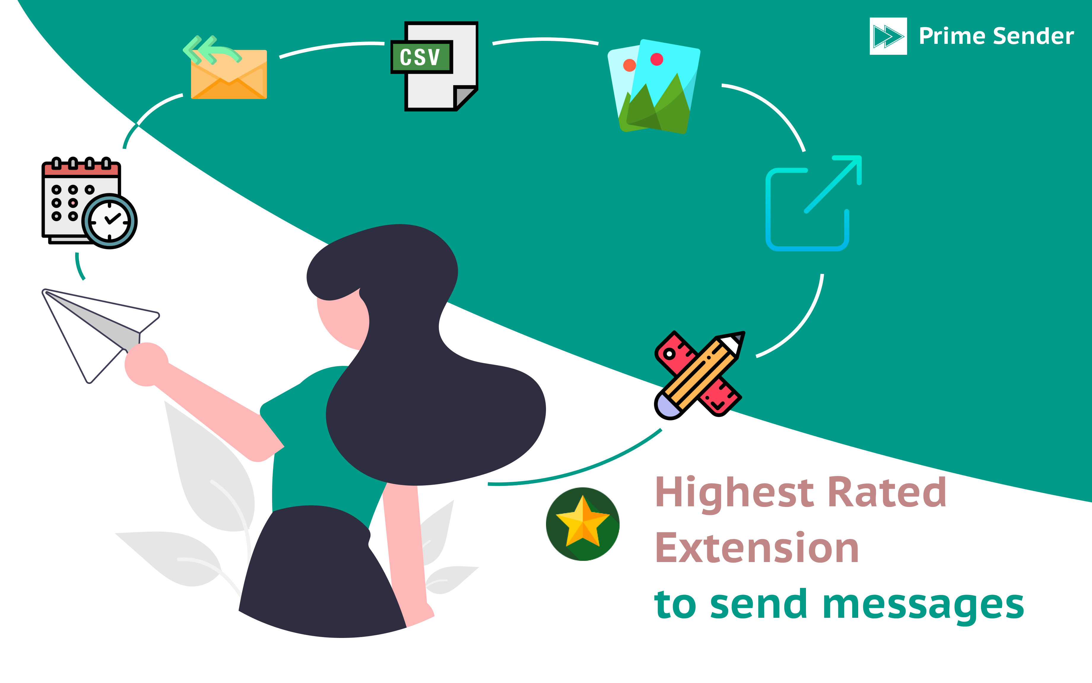 Prime Sender - Best Web Extension media 3