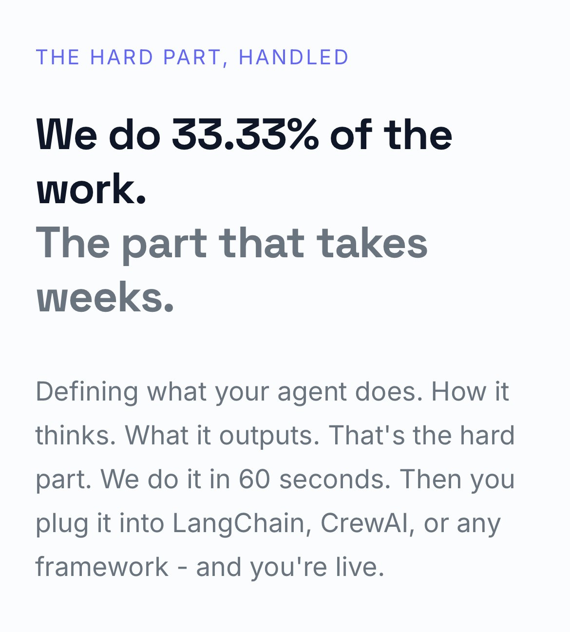 AI Agent Builder - Main product screenshot demonstrating key features and user interface