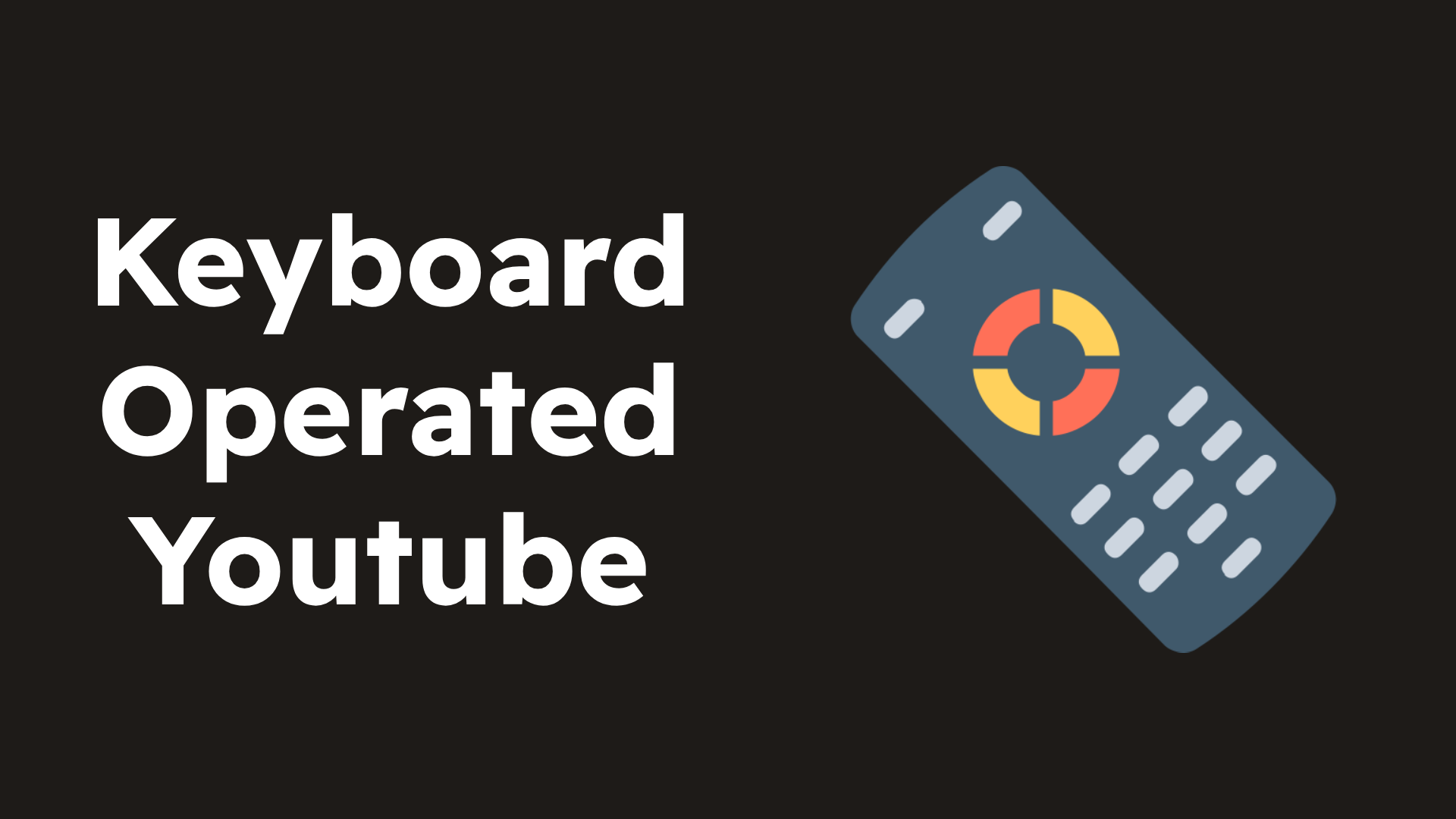 YouTube vận hành bàn phím media 1