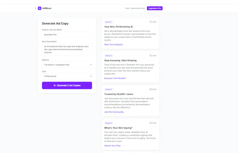 AdMuse screenshot 4