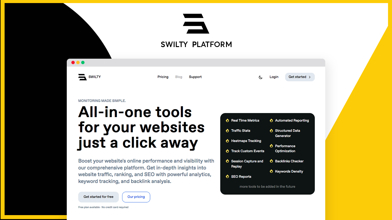 Plate-forme Swilty media 1