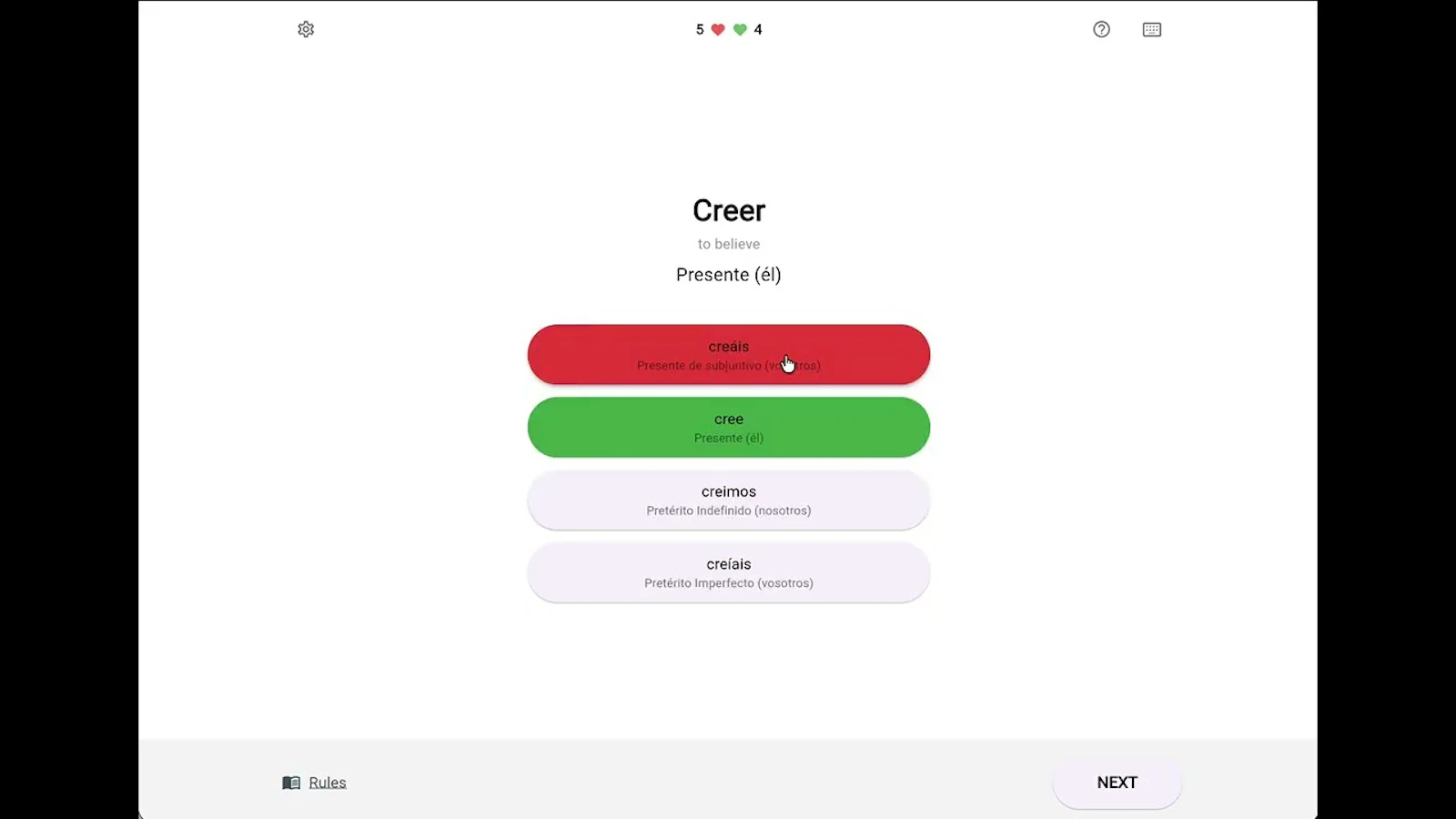 Verbos.app — Master Spanish Verbs screenshot 1 (video preview)