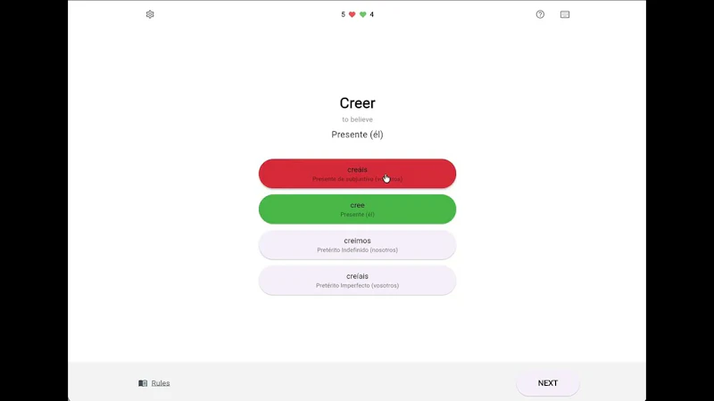Verbos.app — Master Spanish Verbs screenshot 1 (video preview)