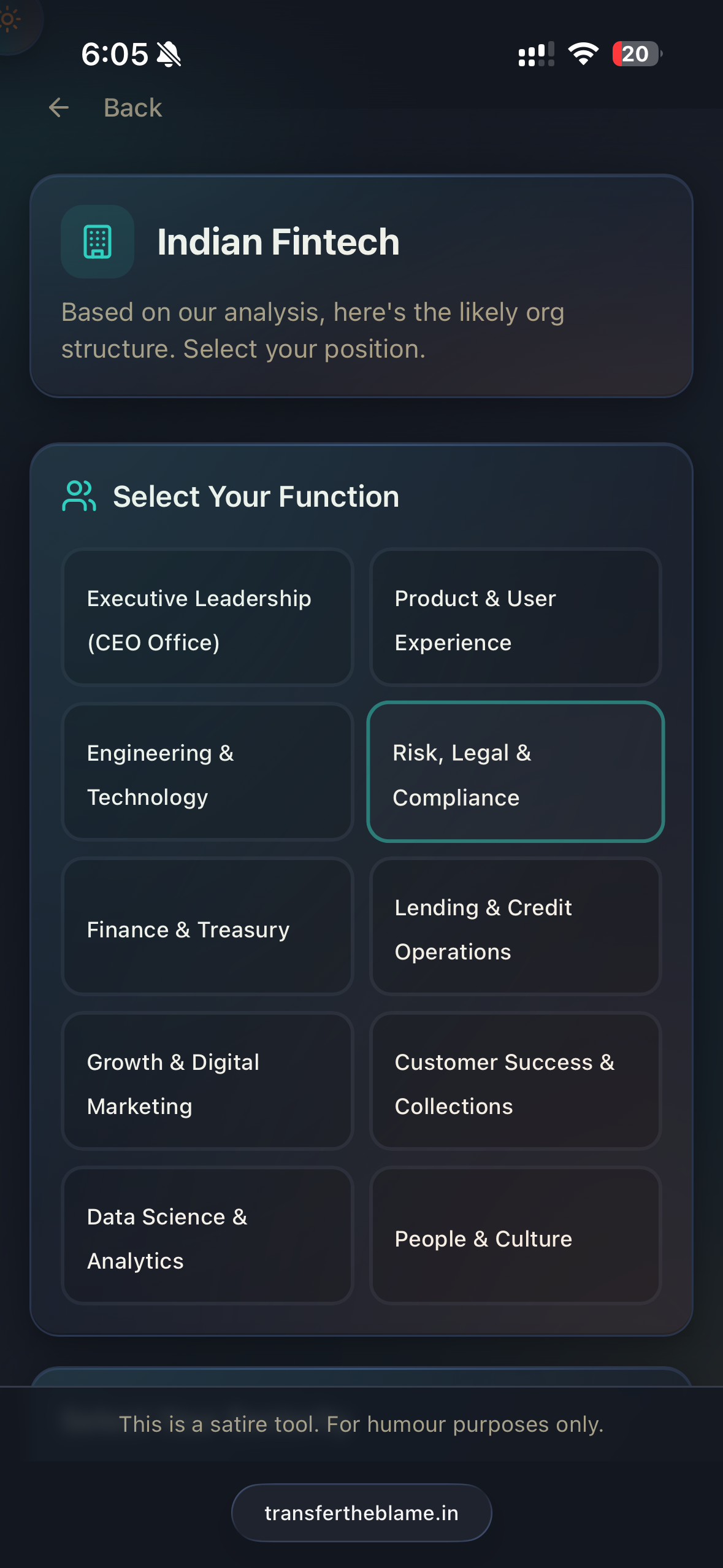 Transfer the Blame | Contextual Excuses gallery image