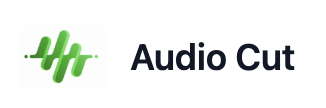 AudioCut - Product Hunt launch logo and brand identity