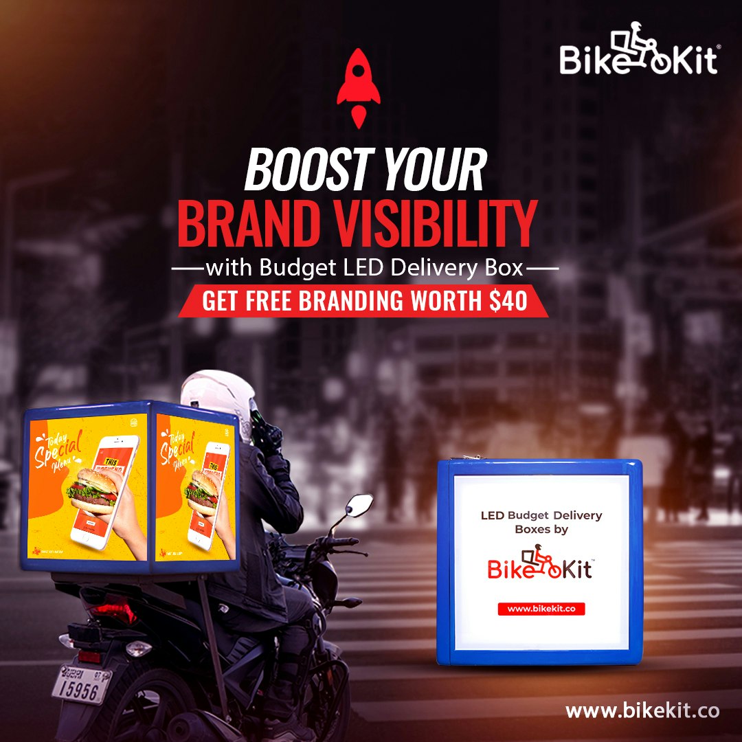 Motorcycle Food Delivery Box | BIKEKIT