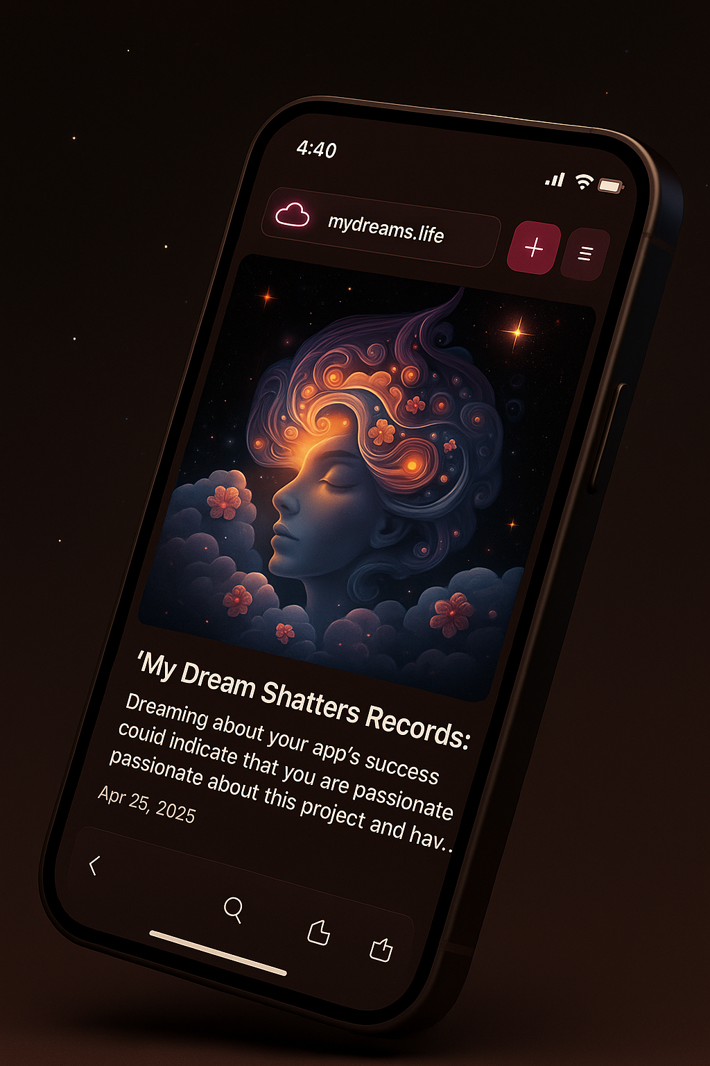 Mydreams - Registra, rivisita e rifletti facilmente sui tuoi sogni. media 4