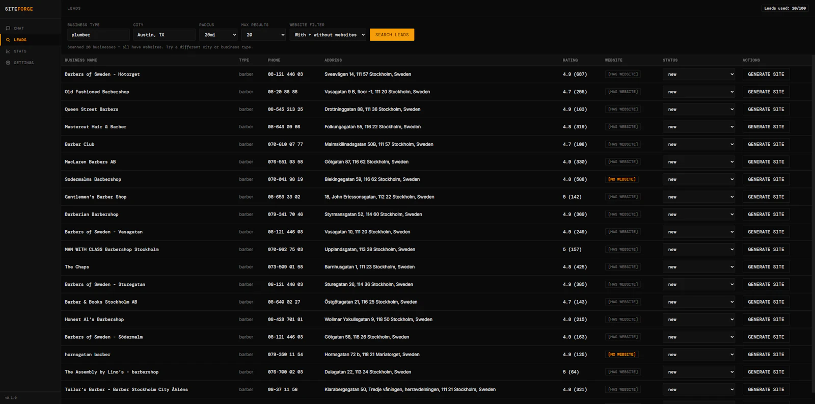 SiteForge screenshot 3