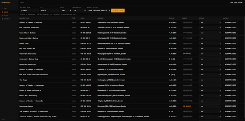 SiteForge screenshot 3