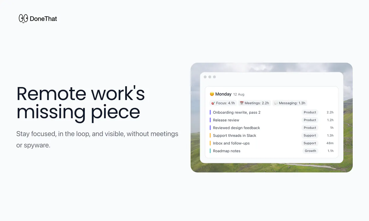 DoneThat - Where do you spend your time? gallery image