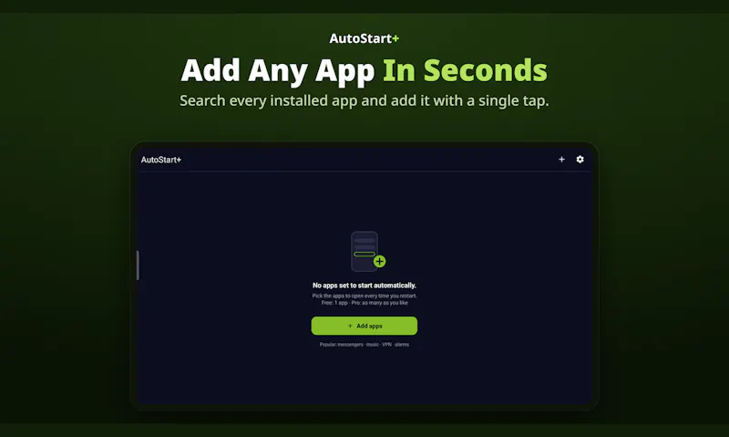 AutoStart+ screenshot 3