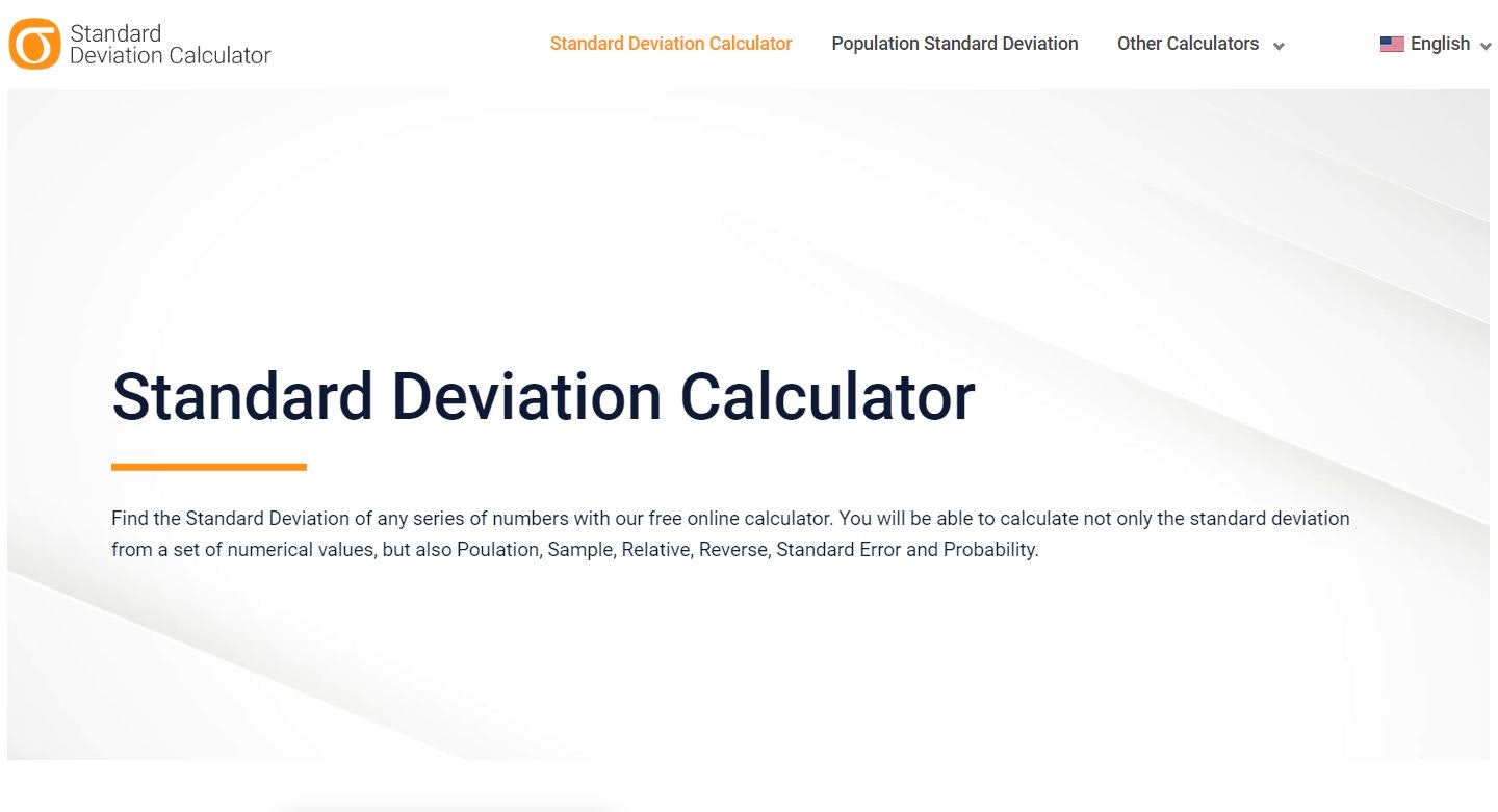 Standard Deviation Calculator Product Information, Latest Updates