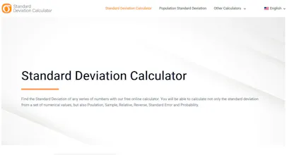 Standard Deviation Calculator gallery image