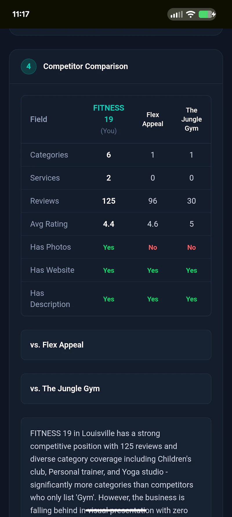 LocalGap — GBP Audit Tool screenshot 4