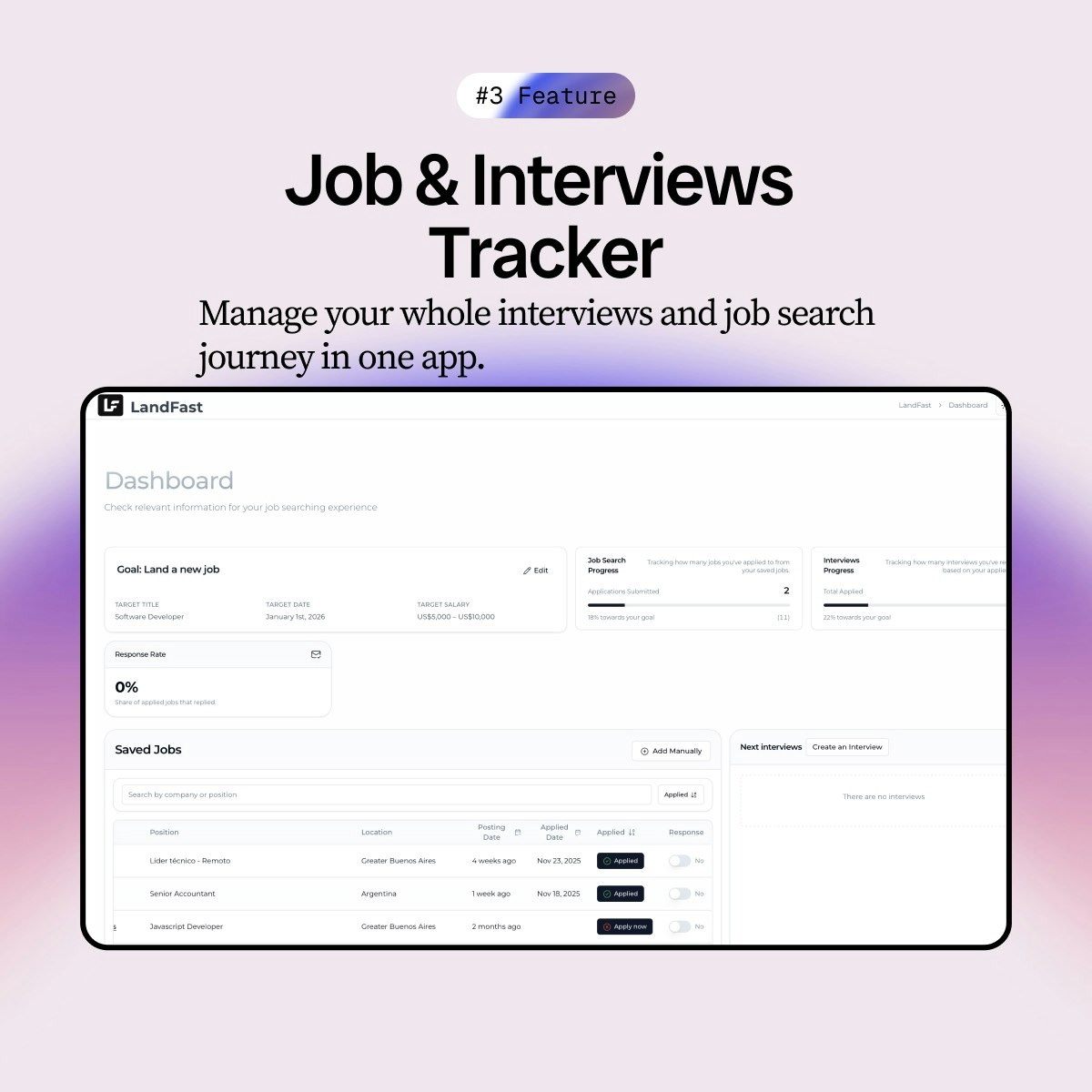 LandFast - Screenshot 5 showing product features and functionality