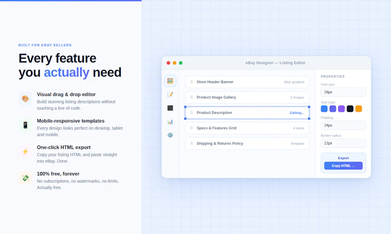 Ebay Designer App screenshot 4