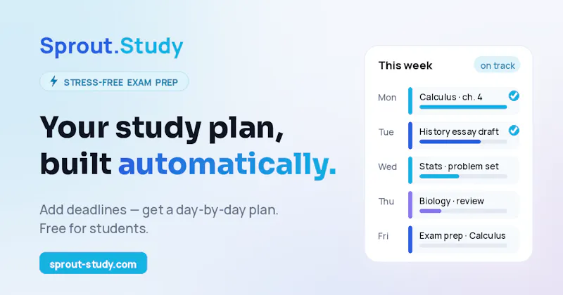 Sprout.Study screenshot 1