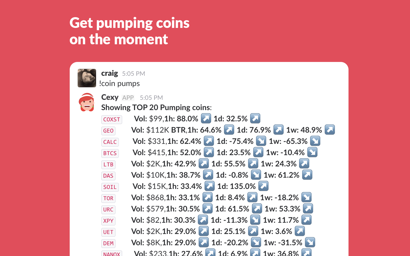 Cexy bot gallery image