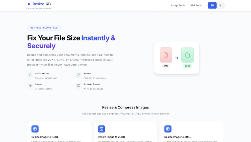 ResizeKB screenshot 2