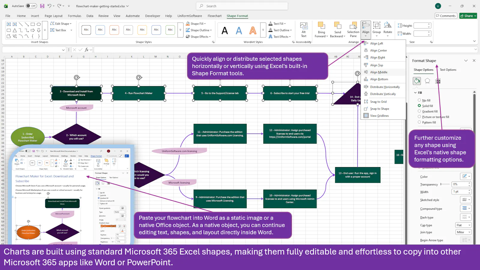 Flowchart Maker for Excel screenshot 5