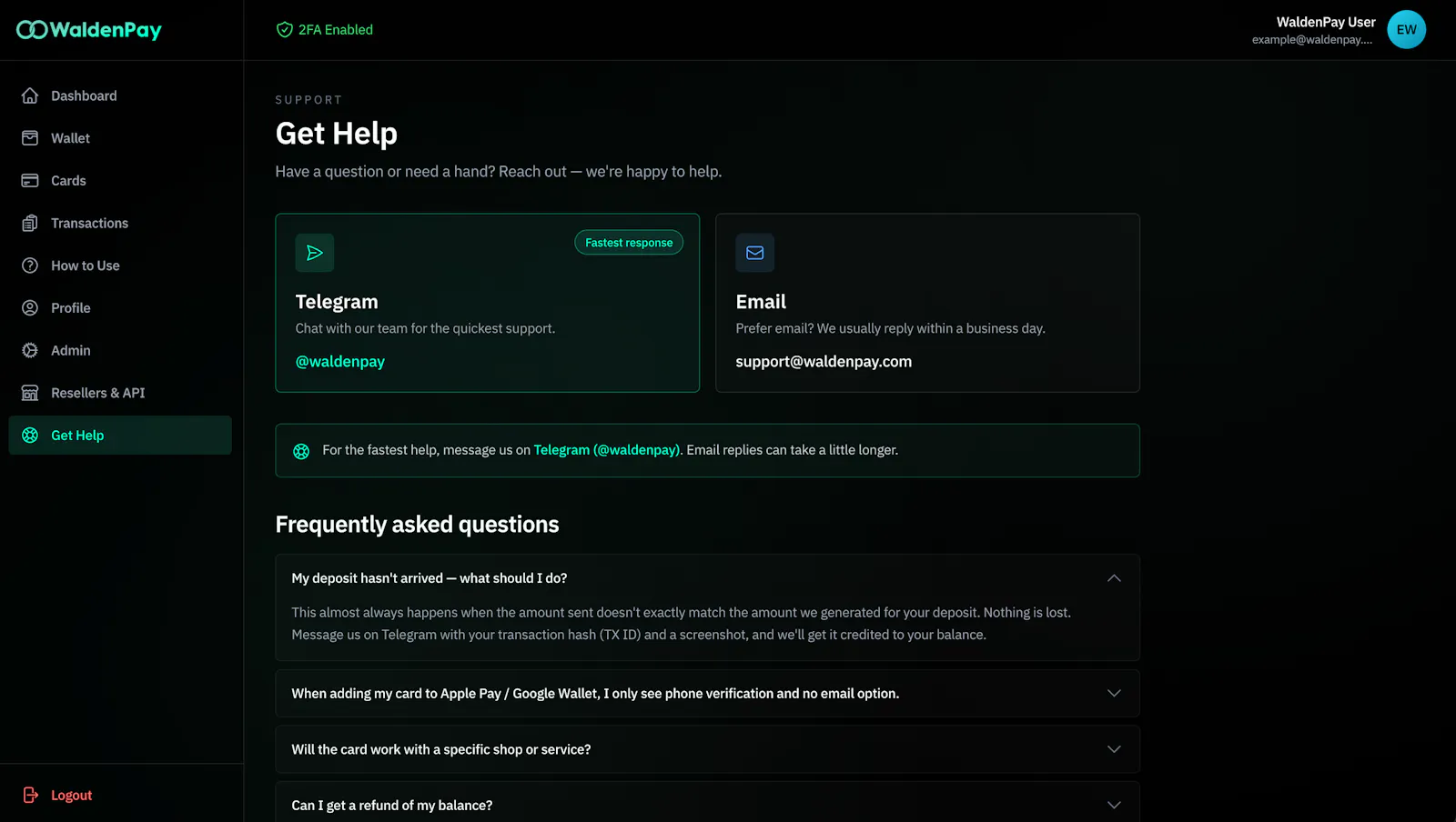 WaldenPay screenshot 4