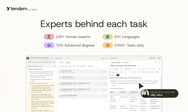 Tendem by Toloka screenshot 4