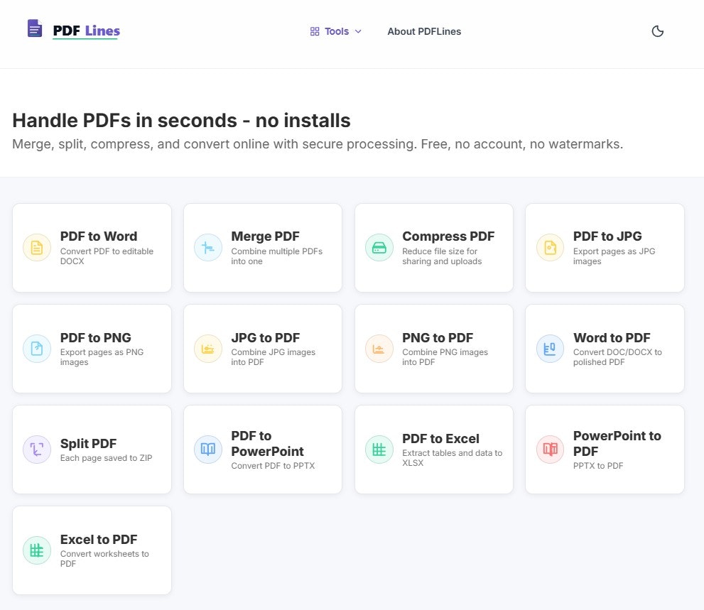 PDFLines gallery image