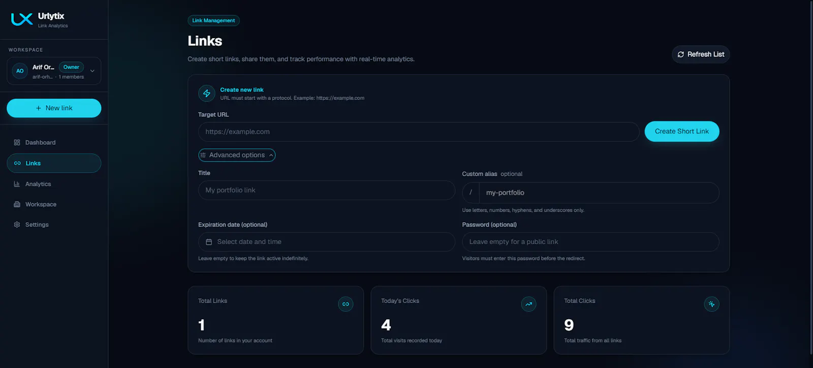 Urlytix screenshot 3