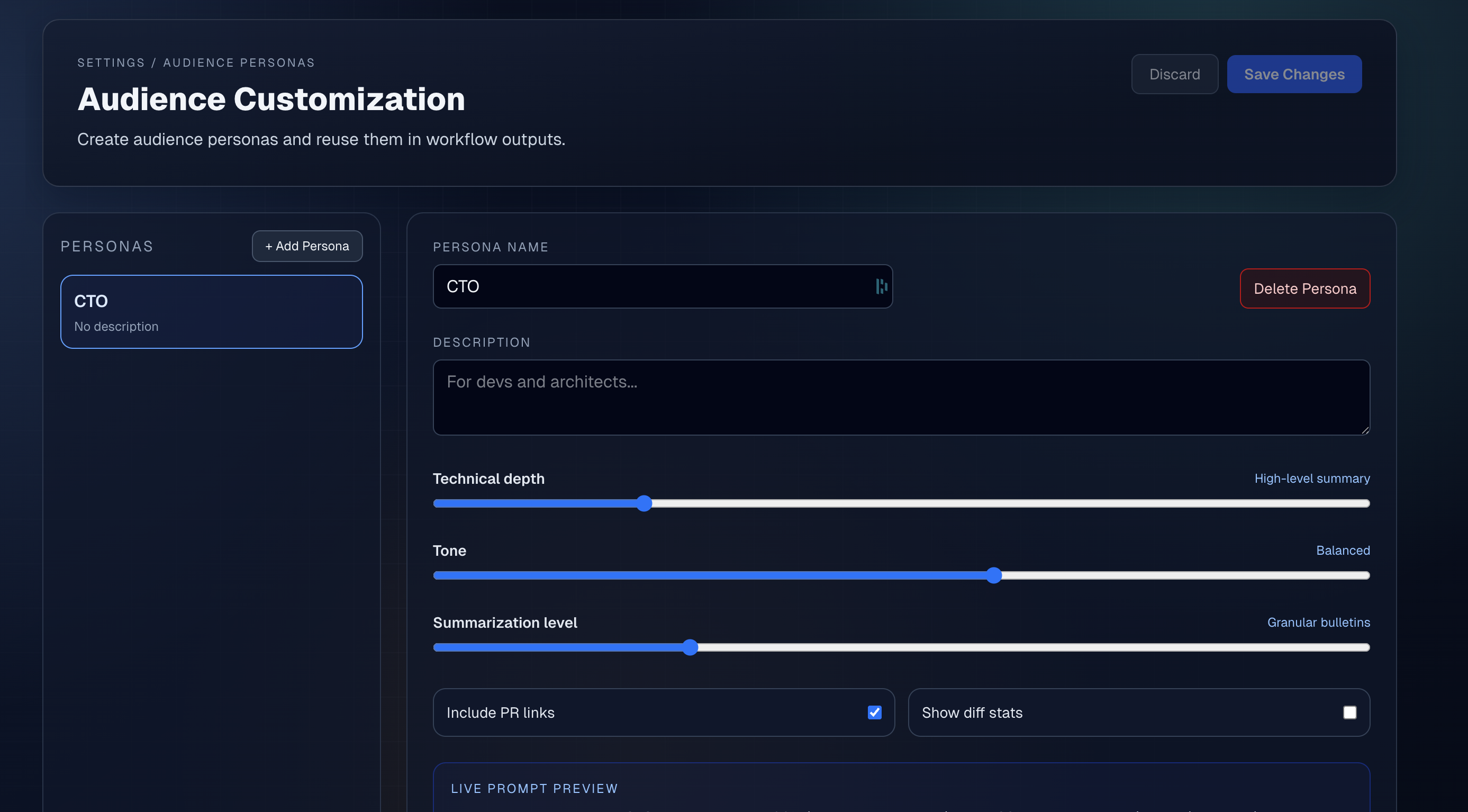 changelogfa.st - Screenshot 2 showing product features and functionality
