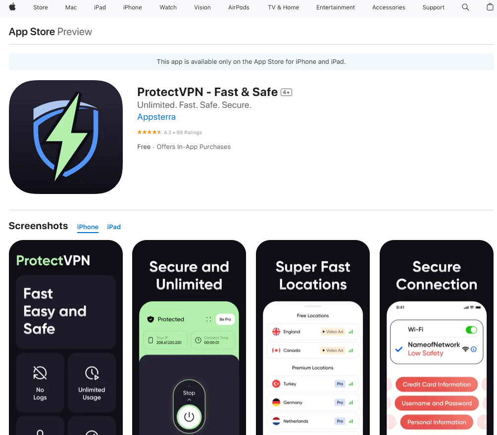 ProtectVPN 앱에서 3 일간의 트레일! - ProtectVPN 앱에서 3 일간의 트레일! 미디어 1