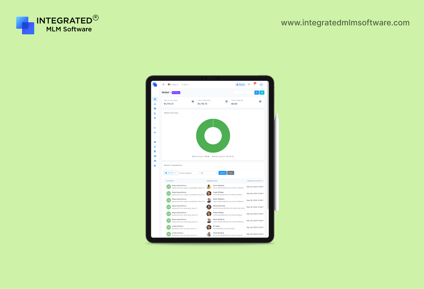 Integrated MLM Software gallery image
