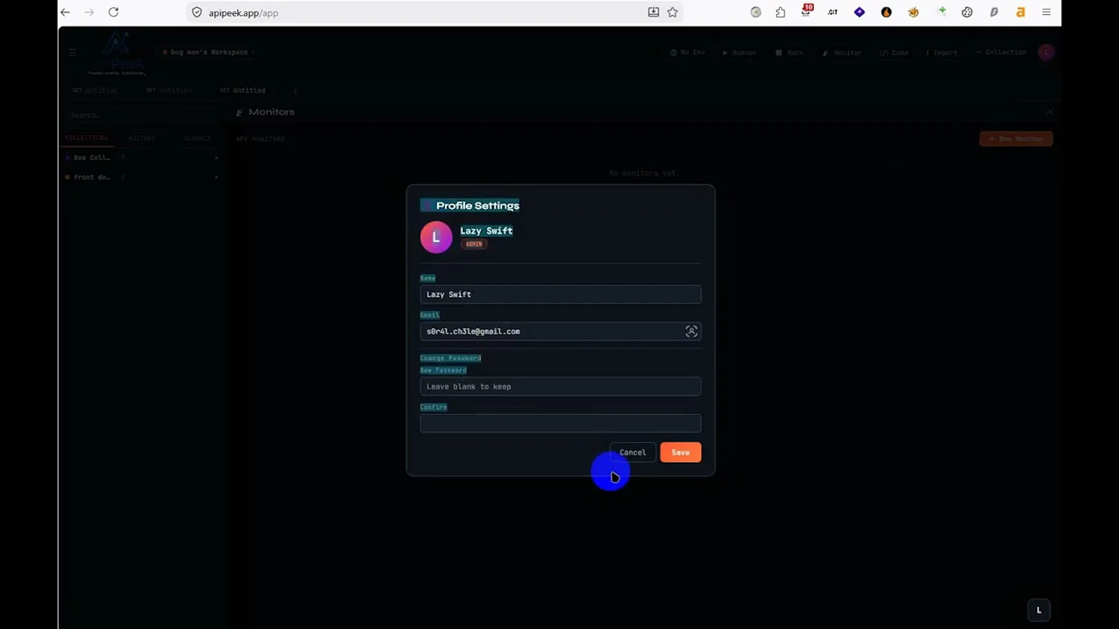 API Peek screenshot 1 (video preview)