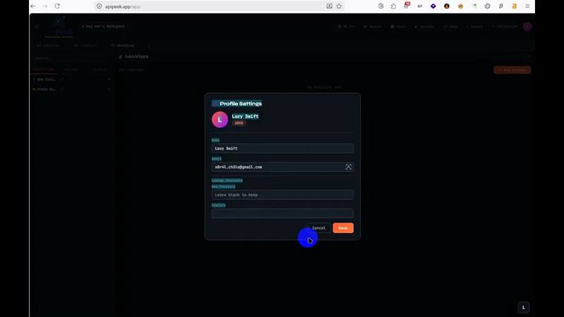 API Peek screenshot 1 (video preview)